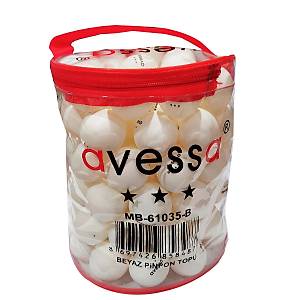 Avessa ABS Masa Tenisi Topu Gazl� Pinpon Topu Beyaz