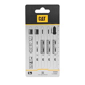 CAT DA06004 5 Par�a Profesyonel Ah�ap Ters �apaks�z Temiz Kesim Dekupaj Testere B��a��, Ucu 
