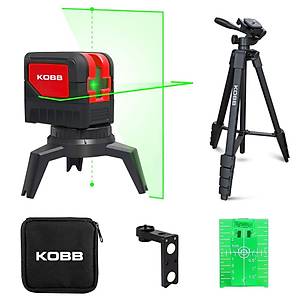 KOBB KBL92GTP 30M Profesyonel Yatay ve Dikey Otomatik Hizalamal� Ye�il �apraz �izgi Lazer,Noktal� �ak�l Lazer Distomat