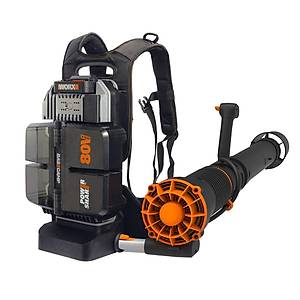 WORX WG572E 80Volt 4.0Ah. Li-ion Profesyonel Devir Ayarl� S�rt Tipi K�m�rs�z Yaprak �fleme