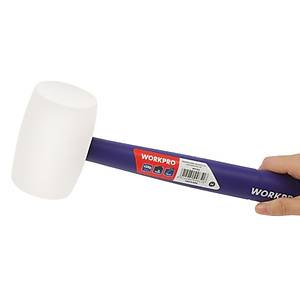 WORKPRO WP241040 57mm 450Gr PVC PP Sapl� Beyaz Kau�uk Tokmak