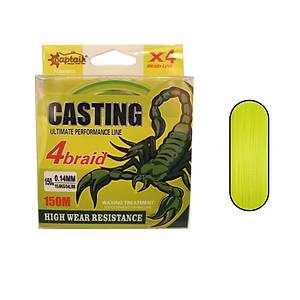 Captain Casting PE 4 Kat Spin �p Misina 150mt Sar�