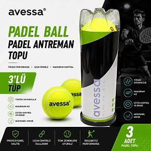 Avessa Padel-Ball Padel Antrenman Topu 3l�