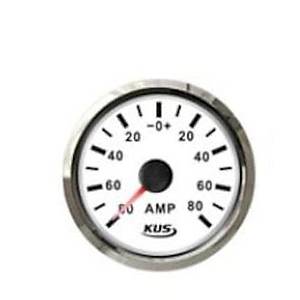 AMPERMETRE �52mm BEYAZ 12/24v
