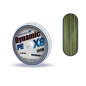 Captain Dynamic Soft PE 8 �rg� �p Misina 100mt Ye�il