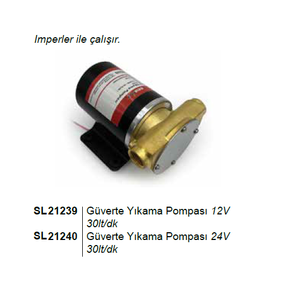 G�VERTE YIKAMA POMPASI 30lt/dk 24v