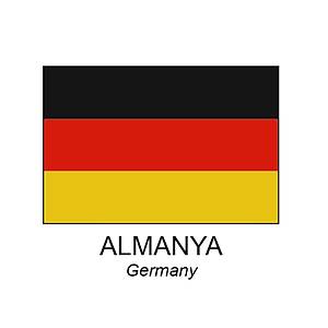 ALMANYA BAYRAĞI 50X75