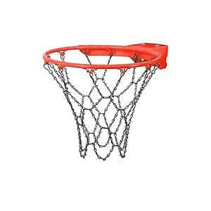 Avessa Dbf-10 Demir Basketbol Filesi - �elik Zincir Yap� - 54 Cm Uzunluk - �inko Kaplama Y�zey - 650 Gr, Tek Ebat, Dbf-10, Gri