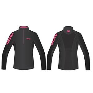 Berg Endura Uzunkollu Kad�n T-Shirt-S�YAH