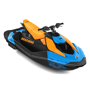 SEADOO SPARK Trixx 90 For 3 (Gulfstream Blue / Orange Crush)