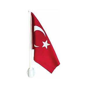 BOT BAYRAK D�RE�� PLAST�K 35 CM BAYRAKLI