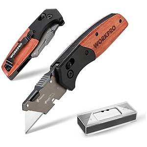 WORKPRO WP211035 A��r Hizmet �elik/Ah�ap G�vde Katlan�r R�tu� Maket B��a�� + 11 Adet Yedek B��ak