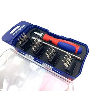 WORKPRO WP200516 18 Par�a Profesyonel CR-V C�rc�rl� Hassas/Elektronik�i Bits Tornavida Seti