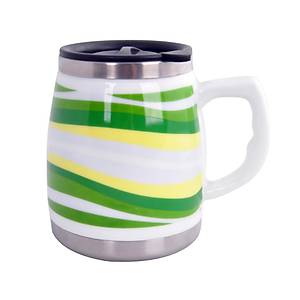 Andoutdoor AND325A ��i �elik D��� Desenli Seramik Kupa Mug
