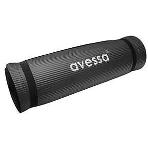 Avessa 10 mm Yoga Mat & Pilates Minderi Siyah