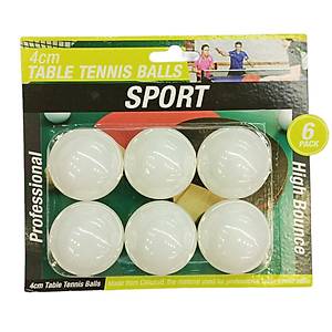 Avessa Spo-026 Kartela Pinpon Topu 6l�
