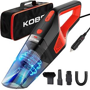 KOBB KBV12 12Volt/120Watt Ara� S�p�rgesi + 5 Par�a Aksesuar Seti + Ta��ma �antas� 