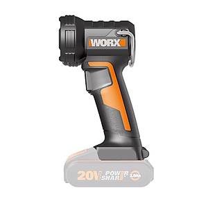 Worx WX025.9 20Volt 160/350 L�men Profesyonel �ok Fonksiyonlu Led Fener (Ak� Dahil De�ildir)