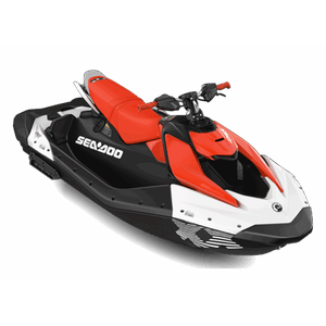SEADOO SPARK Trixx 90 For 3 (Dragon Red/ Bright White)