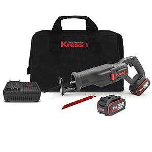 Kress KUE01 20Volt/4.0Ah Li-ion �ift Ak�l� K�m�rs�z Profesyonel Tilki Kuyru�u Testere