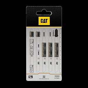 CAT DA06001 5 Par�a Profesyonel Ah�ap H�zl�/Kaba Kesim Dekupaj Testere B��a��, Ucu 
