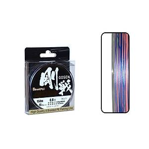 Gosen W8 Casting PE 8 �rg� Spin �p Misina 150mt Multi Color