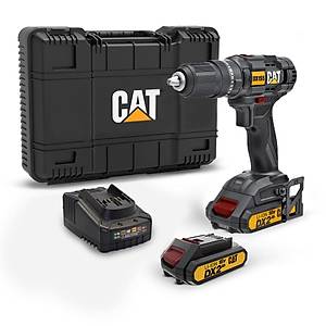 CAT DX155.1 18Volt/2.0Ah Li-ion �ift Ak�l� Profesyonel �arjl� Darbeli Matkap