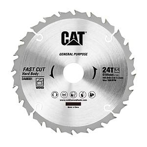 CAT DA08001 184x30mm Ah�ap Kesme Elmas, Daire Testere B��a�� 24 Di�