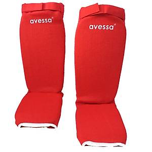Avessa Rsg-100 MuayTai Ayak Kaval Koruyucu K�rm�z� L Beden