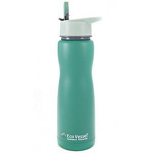 Eco Vessel Aqua Vessel Insulated Filtre Bottle Termos 0.75 Litre-YE��L