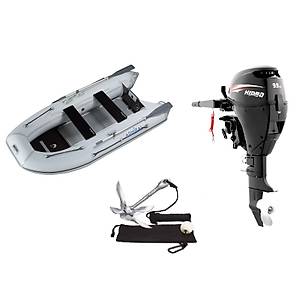 ADM�RAL 290 CM AL�M�NYUM KATLANAB�L�R TABANLI ���ME BOT + HIDEA 9.9 HP HS (YEKE KONTROL/ KISA �AFT) + BOT VE JETSK� �IPASI 1.5 KG