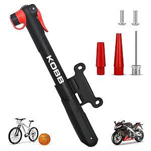 KOBB KB21 87 PSI Bisiklet Lastik �i�irme Ta��nabilir Mini El Pompas� + Bisiklet Montaj Aparat�