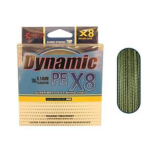 Captain Dynamic Soft PE 8 �rg� Spin �p Misina 150mt Ye�il