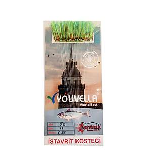 �stavrit K�ste�i UV-GLOW Simli Youvella Kartonda 50 K�rm�z� ��ne 015mm K�stek