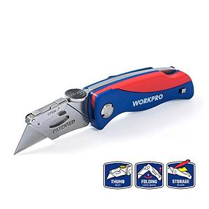 WORKPRO WP211006 A��r Hizmet Paslanmaz �elik G�vde Katlan�r R�tu� Maket B��a�� + 6 Adet Yedek B��ak