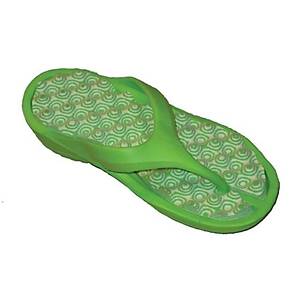 Frogy Kad�n Parmak Aras� Terlik 5011-YE��L