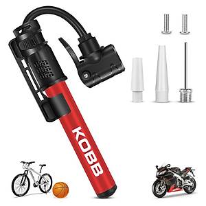 KOBB KB2203 87 PSI Bisiklet Lastik �i�irme Ta��nabilir Mini El Pompas� + Bisiklet Montaj Aparat�