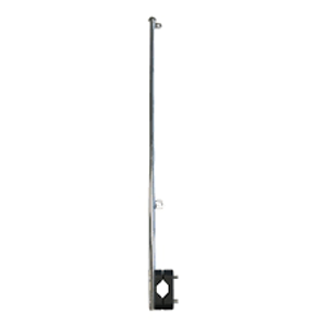 BAYRAK D�RE�� KROM VARDAVELA MONTAJ 36 CM