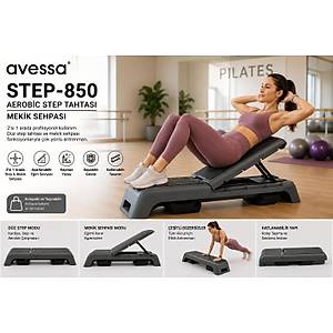 Avessa Step-850 Aerobic Step Tahtas�-Mekik Sehpas�