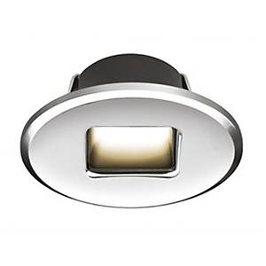 Ember Led Merdiven Lambas� K�rm�z� Tip:Oval, Parlak Krom 45x58 mm