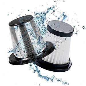 KOBB KBV20F 12V/�arjl� Hibrit Ara� S�p�rgesi ��in Yedek HEPA+�elik Filtre 