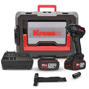 Kress KH275 20Volt/4.0Ah Li-ion �ift Ak�l� 500Nm K�m�rs�z Profesyonel �arjl� Somun S�kma