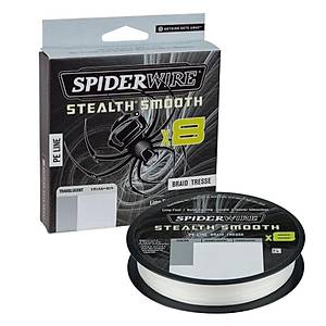 SpiderWire Stealth Smooth x8 Pe Braid 300m Translucent �rg� �p