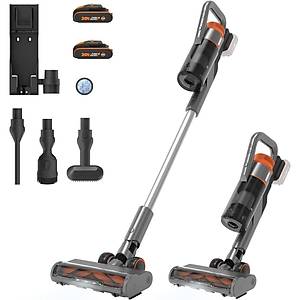 WORX WX038 20Volt 2.0Ah. Li-ion 105Watt �ift Ak�l� K�m�rs�z Siklonik Sistem �arjl� Dikey S�p�rge