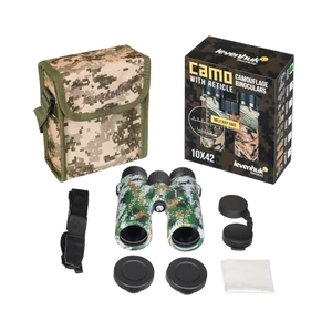 Levenhuk Camo Dots 10x42 Art�k�ll� Binok�ler D�rb�n