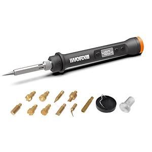 WORX WX744.9 MAKERX 20Volt Profesyonel Dijital Lehim Tabancas� + 12 Aksesuar (Ak� Dahil De�ildir)