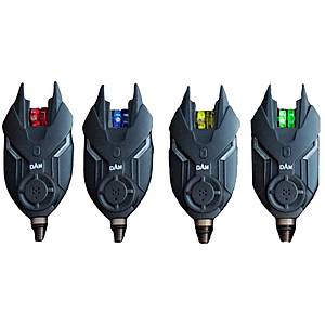 DAM Bite Alarm TF Bite Alarm Set 4+1 Red Blue Yellow Green