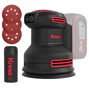 Kress KUD20.9 20Volt 125mm K�m�rs�z Profesyonel Devir Ayarl� Eksantrik Z�mpara (Ak� Dahil De�ildir)