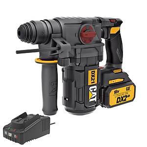 CAT DX21BC 18Volt 2.0Ah 2.2J Li-ion Tek Ak�l� �arjl� K�m�rs�z Profesyonel SDS-Plus Pn�matik K�r�c�/Delici 