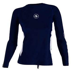 Aqualung Rashguard Kad�n Uzun Kol Lacivert